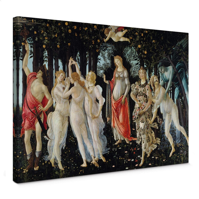 Leinwandbild Botticelli - Der Frühling