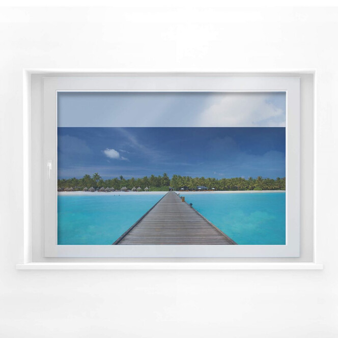 Fensterbild Karibik