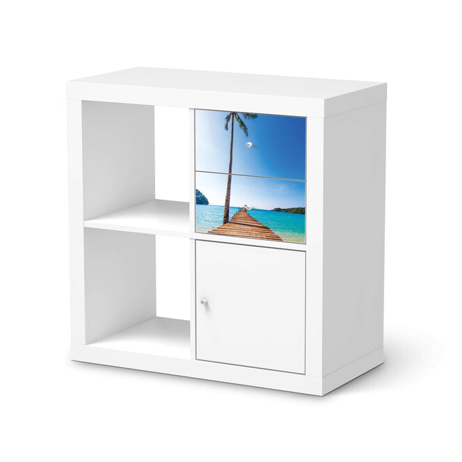Möbelfolie IKEA Kallax Regal Schubladen - Caribbean- Bild 1
