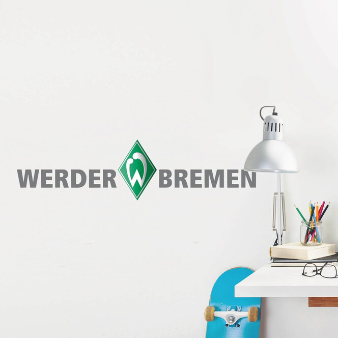 Wandsticker Werder Bremen Schriftzug