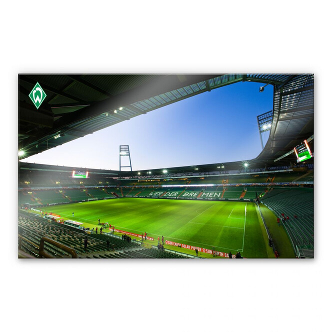 Acrylglasbild Werder Bremen Weserstadtion Innen