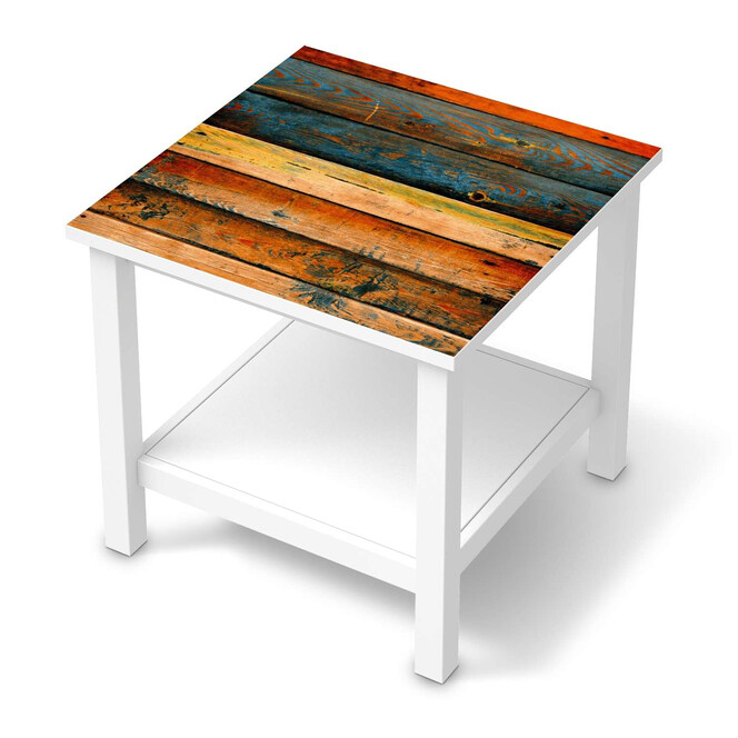 Möbel Klebefolie IKEA Hemnes Tisch 55x55cm - Wooden- Bild 1