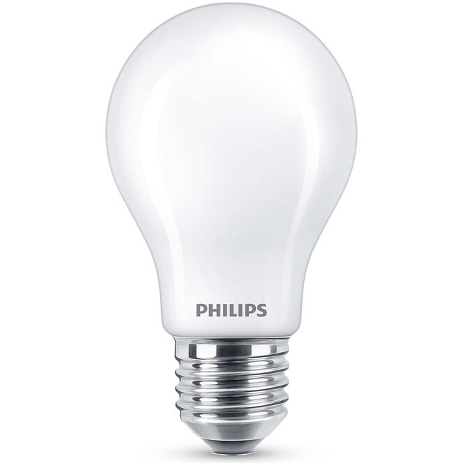 Philips LED Lampe ersetzt 60W, E27 Standardform A60. weiss, neutralweiss, 806 Lumen, nicht dimmbar, 1er Pack Energieklasse A&&