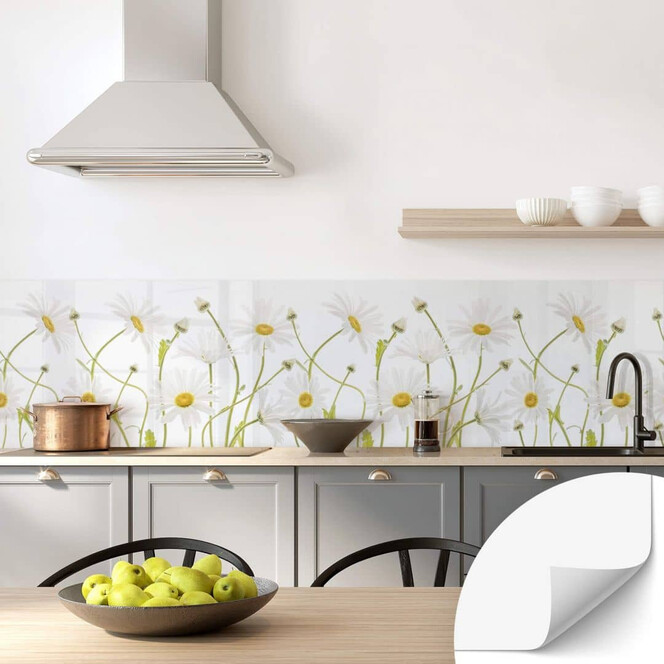 Selbstklebende Küchenrückwand Disher - Ox eye Daisies