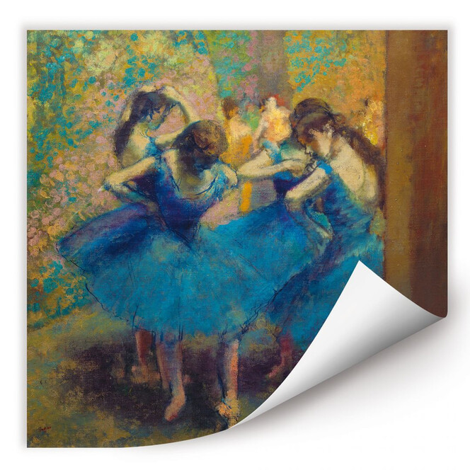 Wallprint Degas - Die blauen Tänzerinnen