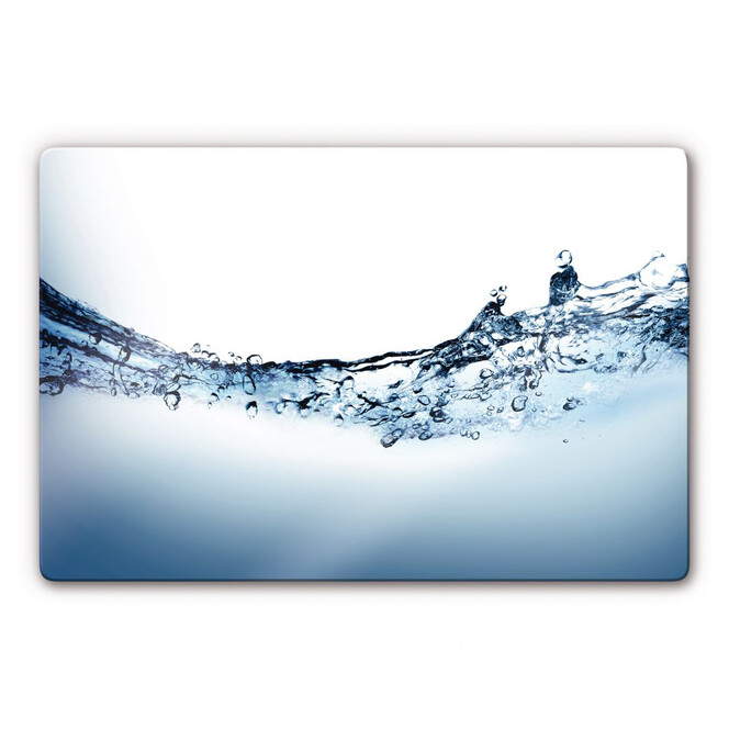 Glasbild Water Flow