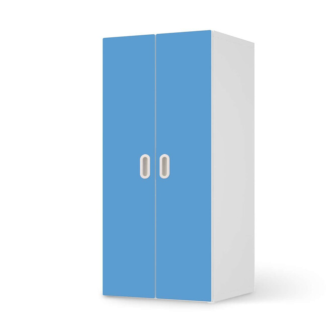 Möbelfolie IKEA Stuva / Fritids Schrank - 2 grosse Türen - Blau Light- Bild 1