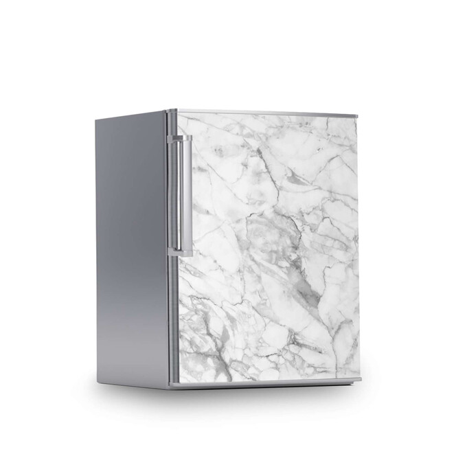 Kühlschrankfolie 60x80cm - Marmor weiss- Bild 1