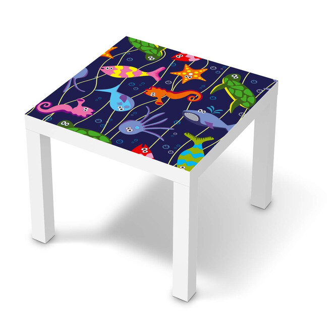 Möbelfolie IKEA Lack Tisch 55x55cm - Underwater Life- Bild 1