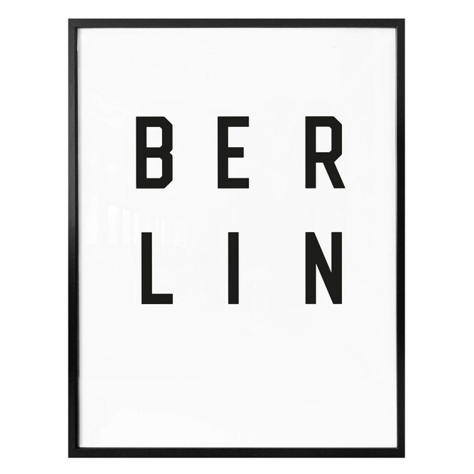 Poster - Typographie Berlin