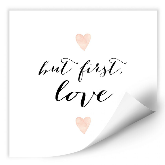 Wallprint Confetti & Cream - But first Love