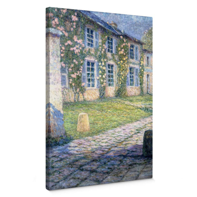 Leinwandbild Henri Le Sidaner - La Maison Rose à Versailles