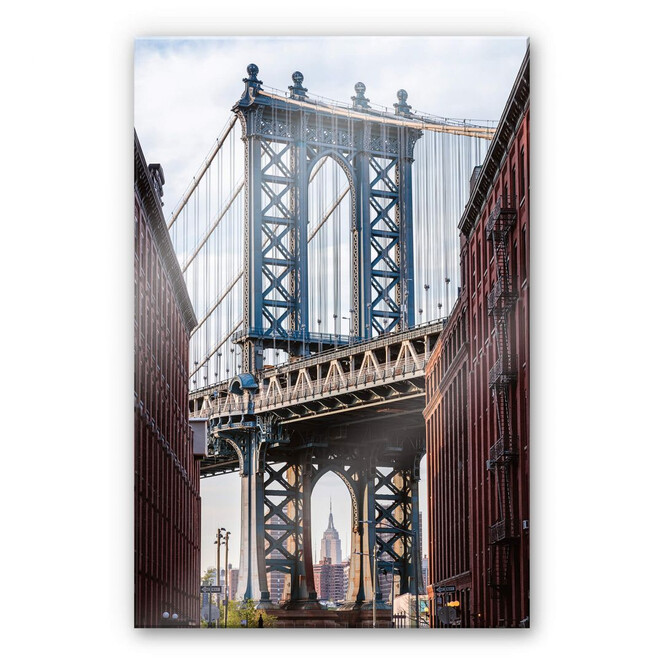 Acrylglasbild Colombo - Brooklyn Bridge