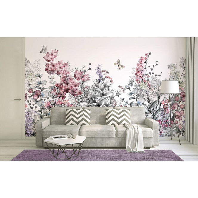 Livingwalls Fototapete Designwalls Flower Painting Blumen - Bild 1