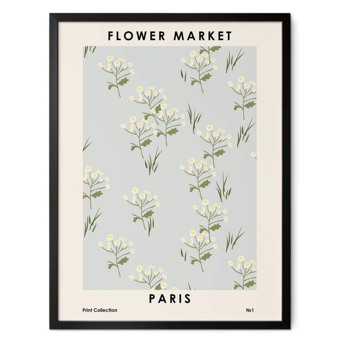 Poster Anastasiya - Flower Market - Paris