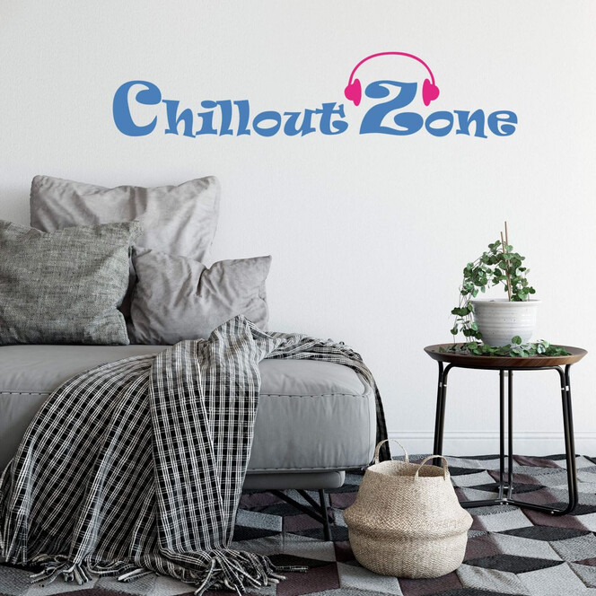 Wandtattoo Chillout Zone 6 (2-farbig)