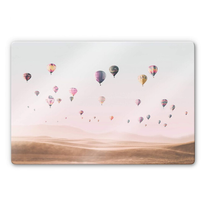 Glasbild Sisi & Seb - Heissluftballons