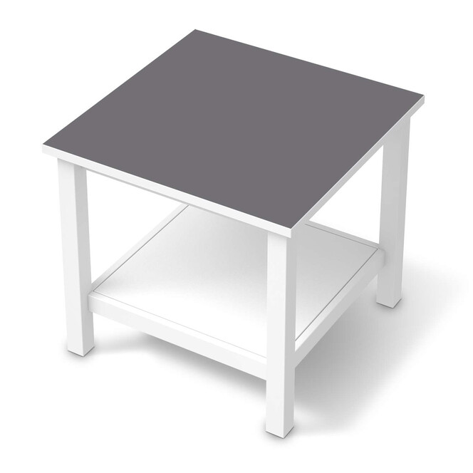 Möbel Klebefolie IKEA Hemnes Tisch 55x55cm - Grau Light- Bild 1