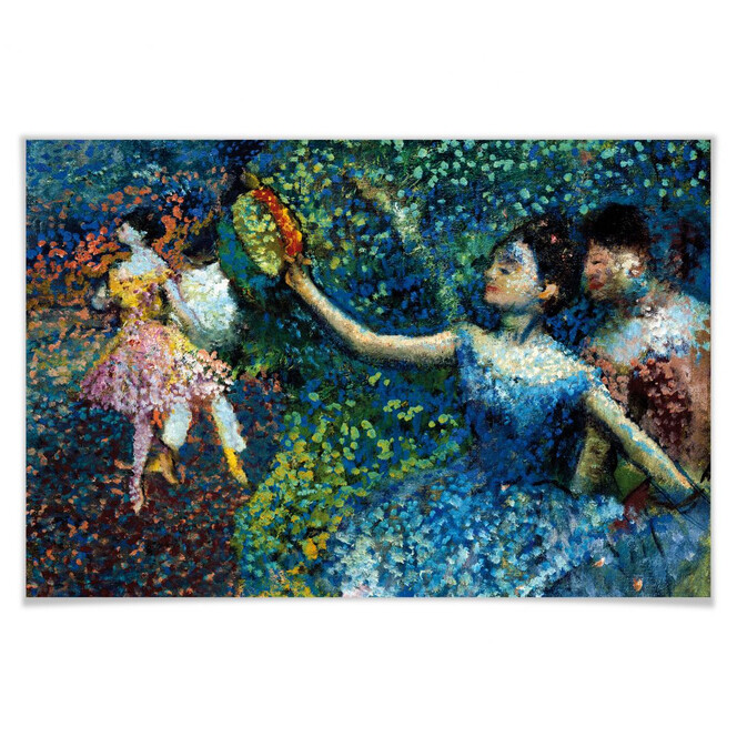Poster Degas - Tänzerin mit Tambourin