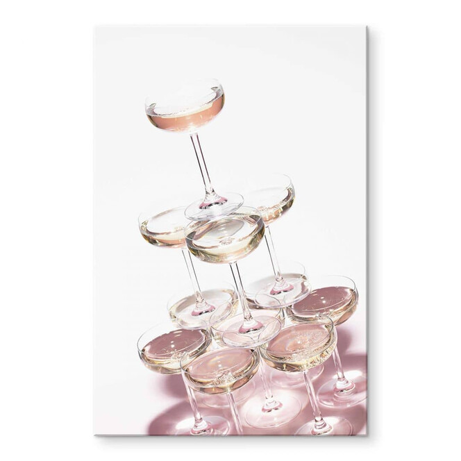Acrylglasbild 1X Studio - Champagner Tower