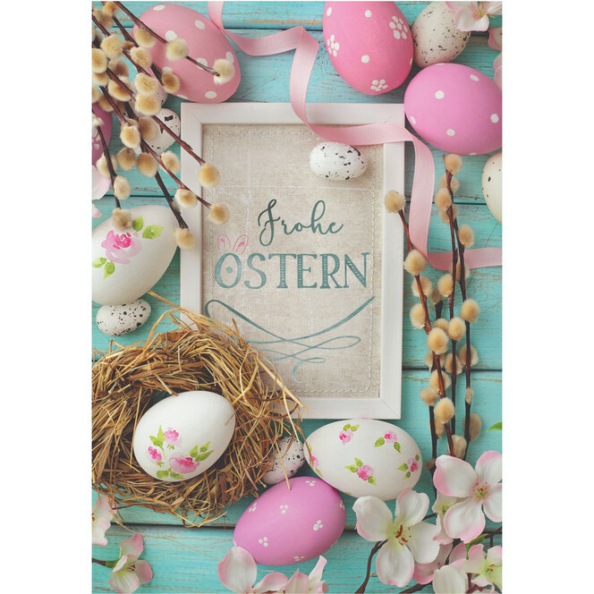 Gutschein Happy Easter - Osternest - bunt