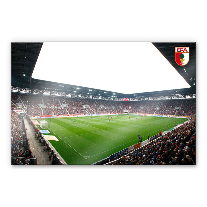 Acrylglasbild FC Augsburg Stadion Innenansicht