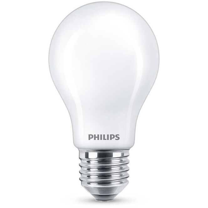 Philips LED Lampe ersetzt 15W, E27 Standardform A60. weiss, warmweiss, 150 Lumen, nicht dimmbar, 1er Pack Energieklasse A&&