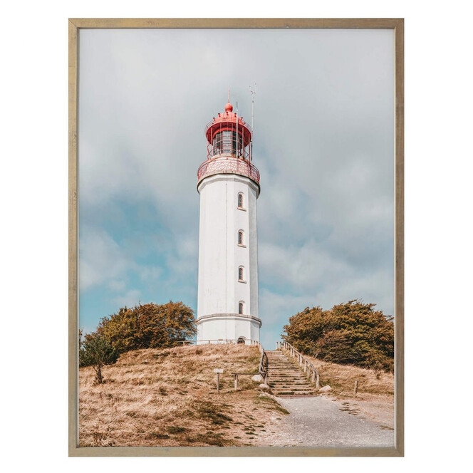 Poster Leuchtturm auf Hiddensee