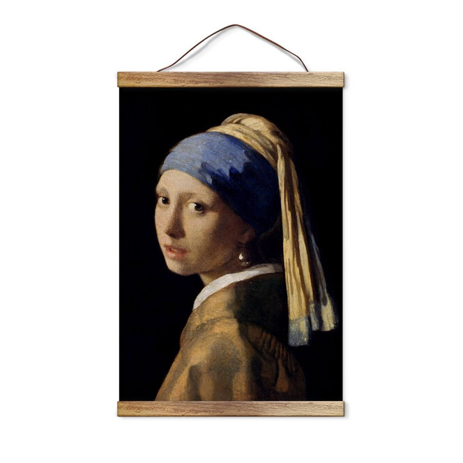 Stoffbild Vermeer - Das Mädchen mit dem Perlenohrgehänge