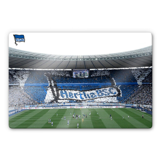 Glasbild Hertha BSC - Spielstart im Stadion