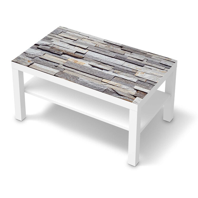 Möbelfolie IKEA Lack Tisch 90x55cm - Granit-Wand- Bild 1