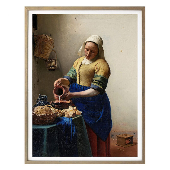 Poster Vermeer - Das Mädchen mit dem Milchkrug