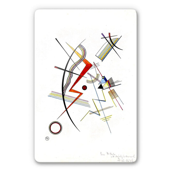 Glasbild Kandinsky - Jahresgabe für die Kandinsky Gesellschaft