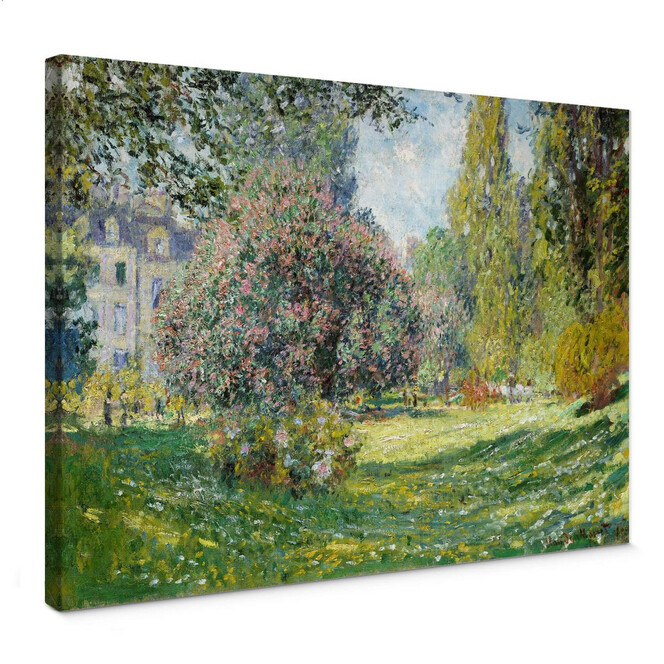 Leinwandbild Monet - Der Park Monceau