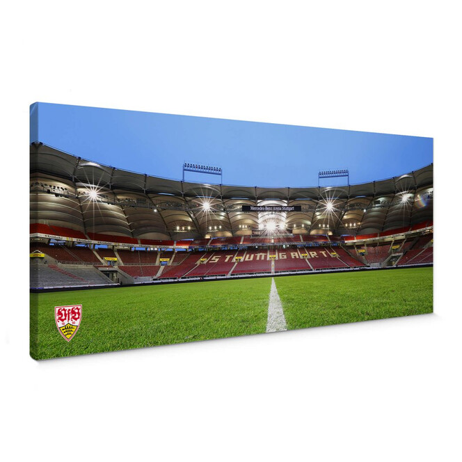 Leinwandbild VfB Stuttgart Arena Tribüne - Panorama