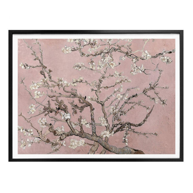 Poster van Gogh - Mandelblüte Rosé
