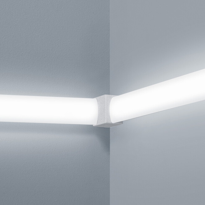Lichtschienen Verbinder Vigo in nickel-matt vertikal 90° - Bild 1