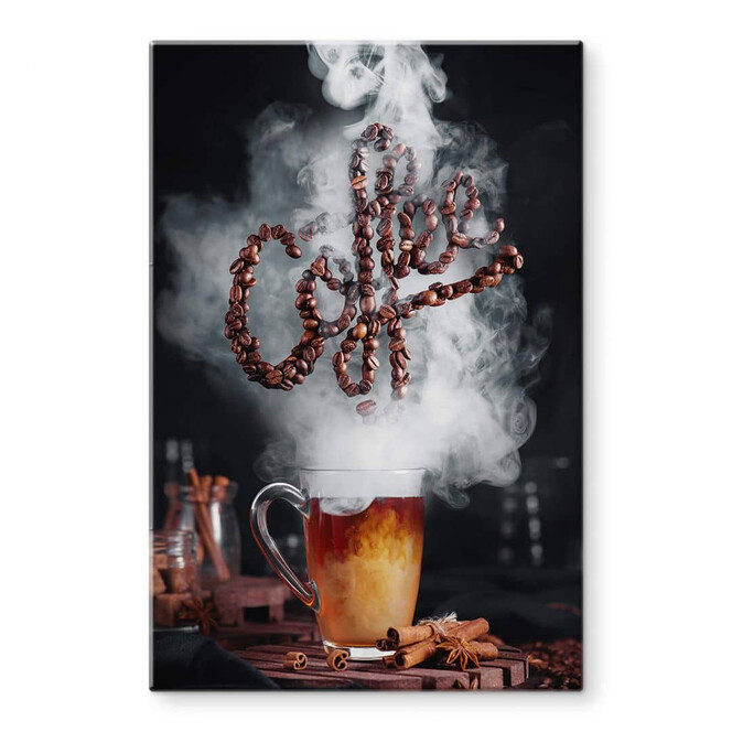 Glasbild Belenko - Kaffeeduft