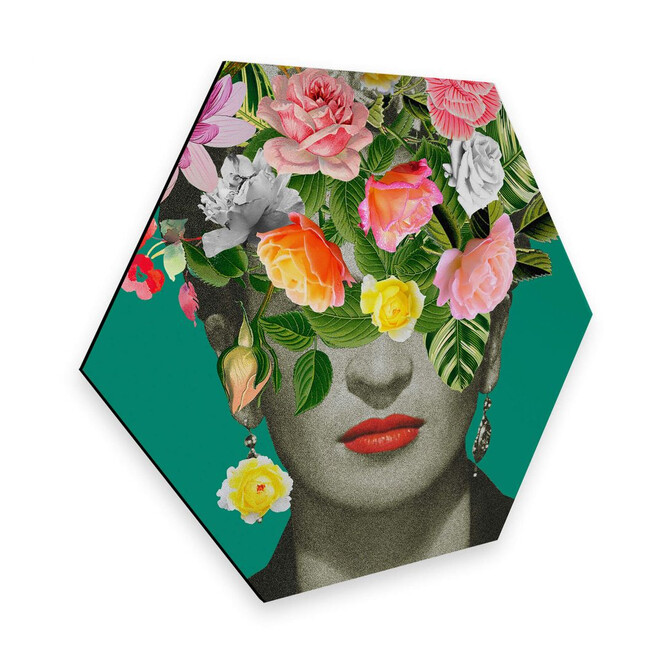 Hexagon - Alu-Dibond Frida Floral Studio - Frida Floral