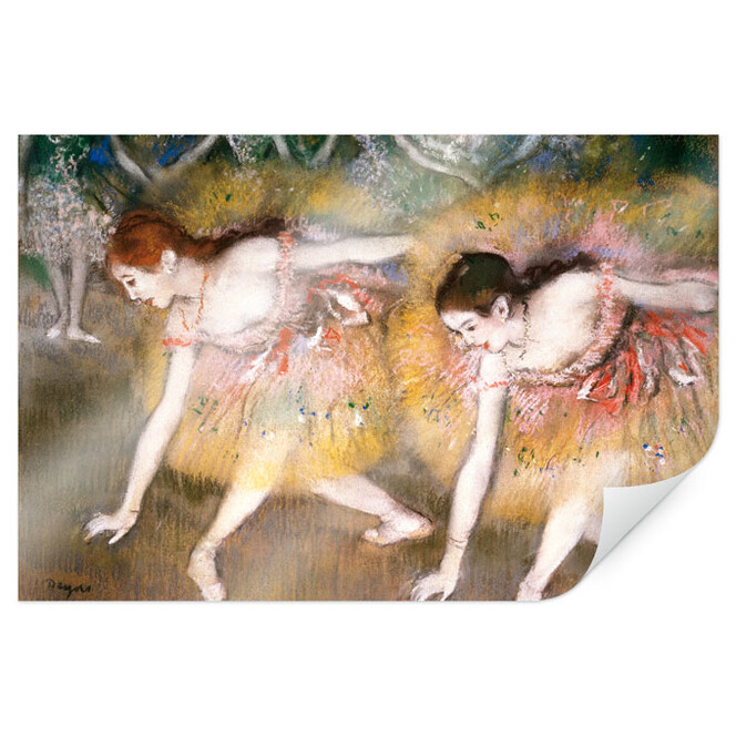 Poster Degas - Sich verbeugende Ballerinen