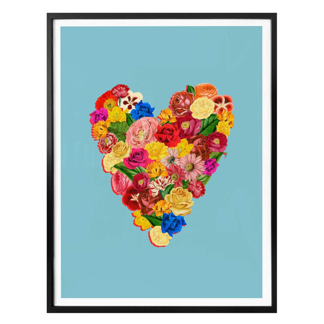 Poster Frida Floral Studio - Heart Floral