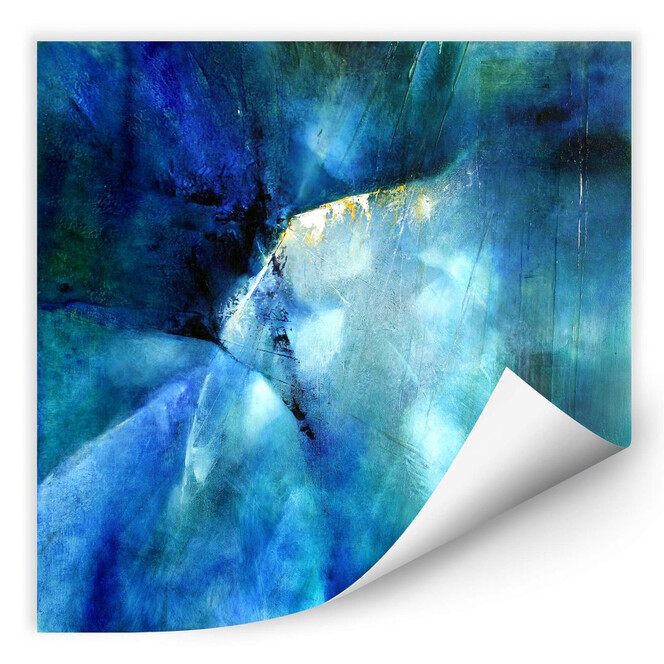 Wallprint Schmucker - Komposition in blau