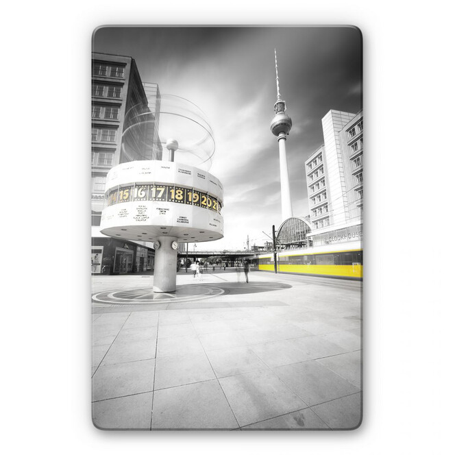 Glasbild Berlin Alexanderplatz