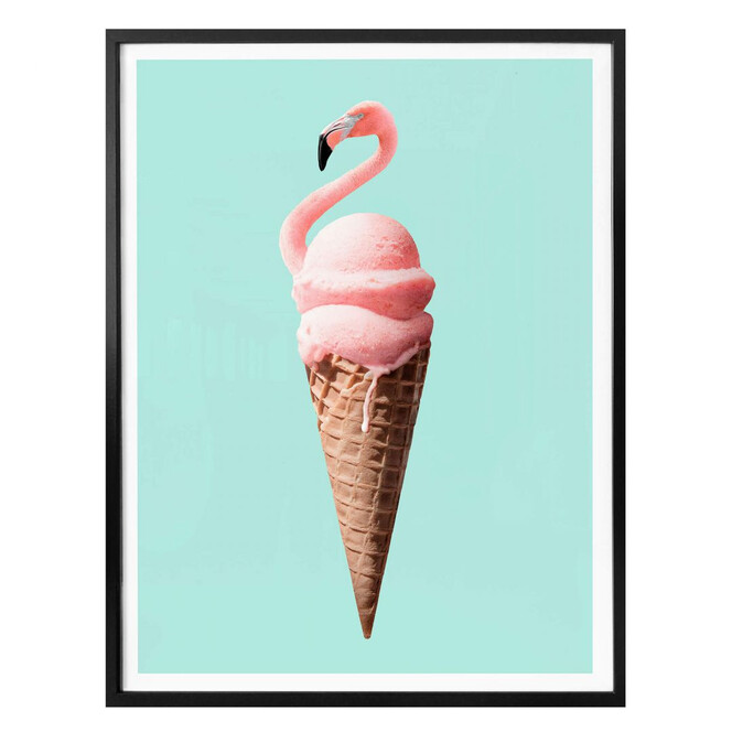 Poster Loose - Flamingoeis