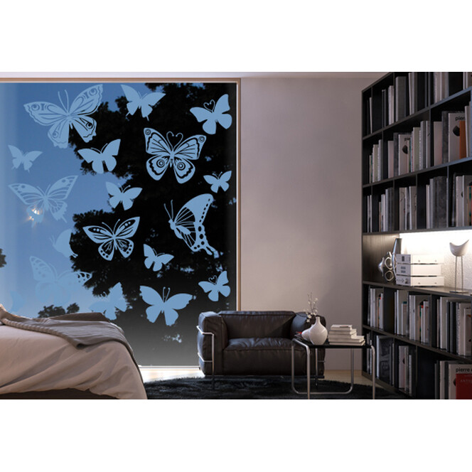 Glasdekor Schmetterlingsfamilie - Bild 1