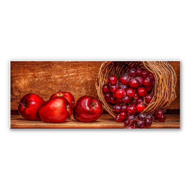 Wandbild Perfoncio - Rote Früchte - Panorama