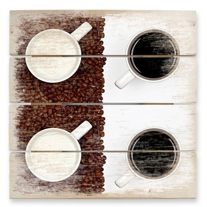 Holzbild Lavsen - White Espresso
