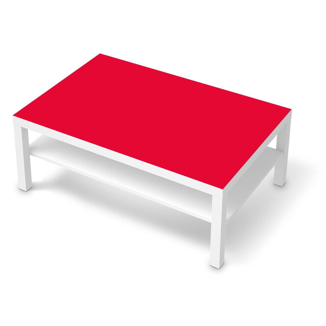 Klebefolie IKEA Lack Tisch 118x78cm - Rot Light- Bild 1