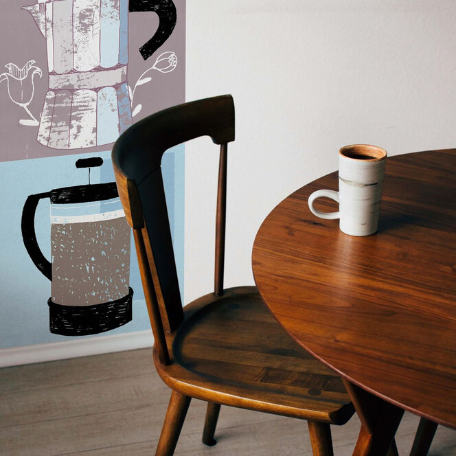 Fototapete Loske - Coffee Time - Panorama - 48x260cm - Bild 1