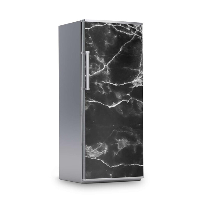 Kühlschrankfolie 60x150cm - Marmor schwarz- Bild 1